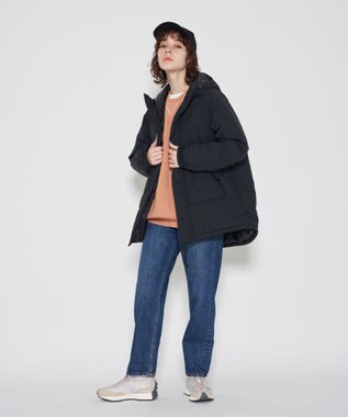 J.PRESS YORK STREET 【UNISEX】タスランナイロンタッサー コート ブラック系