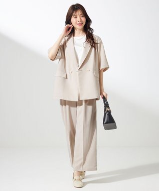 ANY SIS 【洗える】サテン プルオーバー オフ