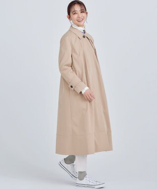 組曲 L 【WEB限定】ライトトレンチ ステンカラーコート ベージュ系