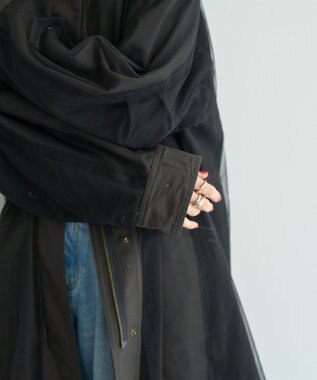 YECCA VECCA 【リバーシブル】2wayミリタリーコート Charcoal Gray