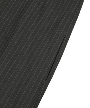 AMERICAN HOLIC ストライプジャンパースカート Stripe Light Gray