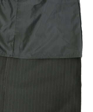 AMERICAN HOLIC ストライプジャンパースカート Stripe Light Gray