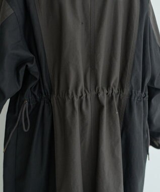 YECCA VECCA 【リバーシブル】2wayミリタリーコート Charcoal Gray