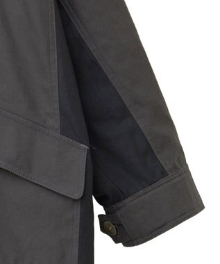 YECCA VECCA 【リバーシブル】2wayミリタリーコート Charcoal Gray