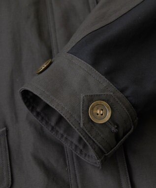 YECCA VECCA 【リバーシブル】2wayミリタリーコート Charcoal Gray