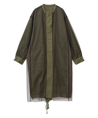 YECCA VECCA 【リバーシブル】2wayミリタリーコート Khaki