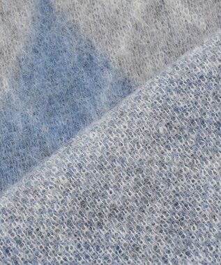 J.PRESS LADIES L 【WEB限定】FLUFFY ARGYLE ニット 【WEB限定】ライトグレー×サックス系5