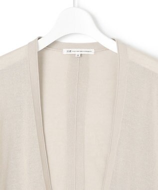 23区 S 【洗える】シアー カーディガン ベージュ系