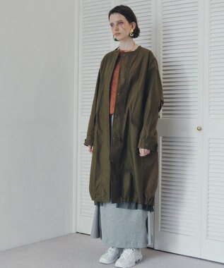 YECCA VECCA 【リバーシブル】2wayミリタリーコート Khaki