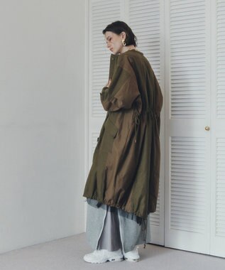 YECCA VECCA 【リバーシブル】2wayミリタリーコート Khaki