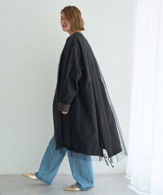 YECCA VECCA 【リバーシブル】2wayミリタリーコート Charcoal Gray