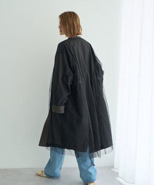 YECCA VECCA 【リバーシブル】2wayミリタリーコート Charcoal Gray