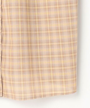 組曲 S ライトトロピカルロールネック ブラウス ベージュ系3