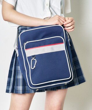 WEGO 【SCHOOL ITEM】スクールショルダーバッグ 柄1