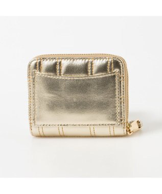UNBILLION ペルケ perche / シープボックスキルト・ジャバラカードウォレット ゴールド