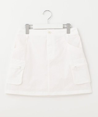 23区GOLF 【WOMEN】【吸水速乾/撥水/ストレッチ】コーデュラストレッチ カーゴ スカート ホワイト系