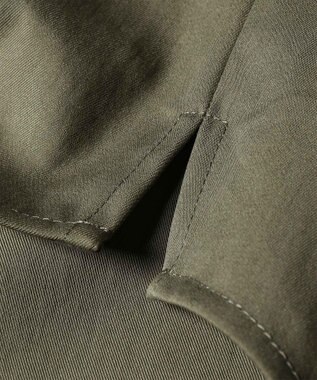 Paul Smith ツイル 半袖ブラウス オリーブ