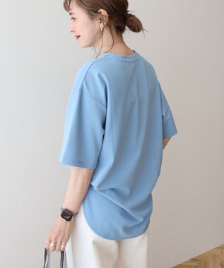 AMERICAN HOLIC ジョーゼットラウンドヘムトップス Light Blue