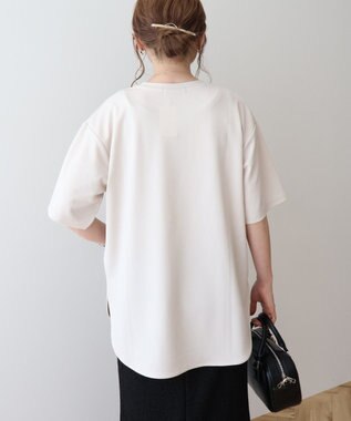 AMERICAN HOLIC ジョーゼットラウンドヘムトップス Light Beige