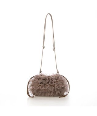 UNBILLION カシュカシュ cachecache / チュールフリルショルダーバッグ オーク