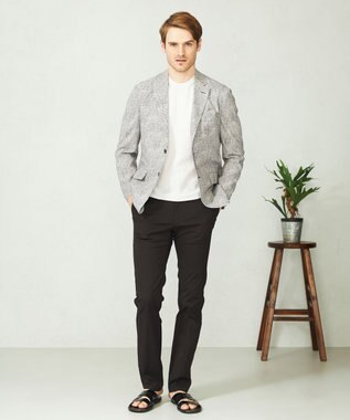 JOSEPH ABBOUD 【軽い/洗える】クールスキンニット Ｔシャツ ライトグレー系