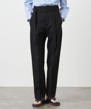 ATON KYOTO TSURIZOME LINEN | タックテーパードパンツ