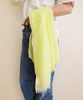 ORuKuBET 【オンワード・クローゼット限定】KHADI COTTON　STOLE イエロー