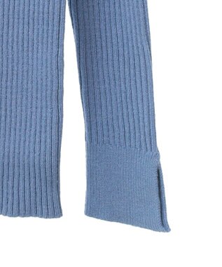 Green Parks ・Ｐｅｔｉｔ　Ｆｌｅｕｒ　ボトルネックリブニット Blue