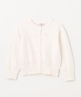 組曲 KIDS 【80-100㎝】クラシック カーディガン オフホワイト系