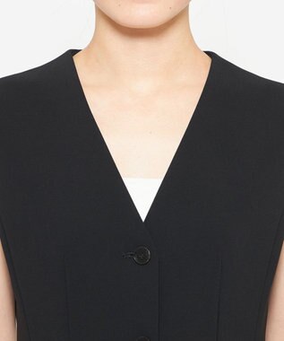 uncrave プルーフダブルクロス ジレ ブラック