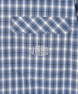 J.PRESS KIDS 【140-170cm】オックス チェックシャツ ブルー系3