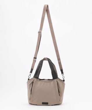 Y'SACCS ふんわりラウンド2WAYトート Sサイズ グレージュ