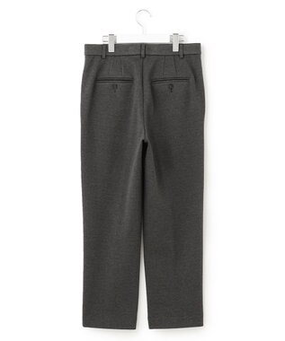 23区 L 【Lサイズ限定】ソフトストレッチポンチ テーパードパンツ グレー系