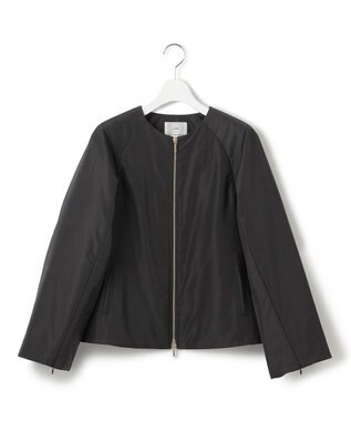 23区 S 【23区×Oggiコラボ /撥水加工】中綿 パディングタフタ ジャケット ブラック系