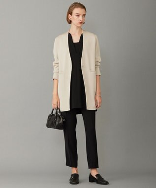 ICB 【WEB限定カラーあり・洗える】 ライトダブルクロス べスト ブラック系