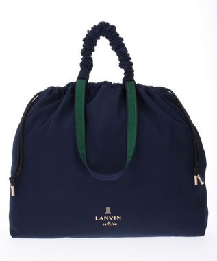 LANVIN en Bleu クラリス 2wayバッグ ネイビー