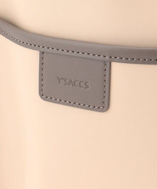 Y'SACCS リサイクルレザー　バインダーA4トートバッグ アイボリー