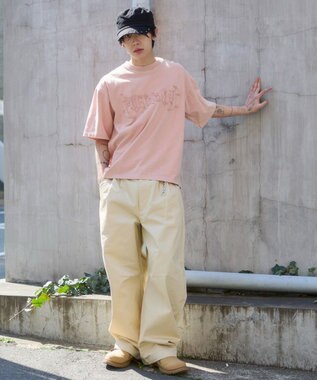 WEGO キーチャーム付きチノカーブパンツ ベージュ