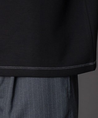 WEGO 【機能T/ユニセックス着用ITEM】カラーステッチワンポイントT（SS） ブラック