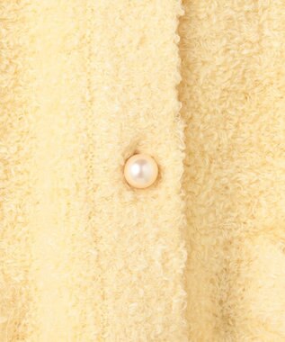 UNFILO 【STORY×UNFILO】シャギーニット カーディガン イエロー