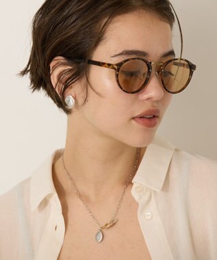 AMERICAN HOLIC コンビボストングラス（調光・偏光レンズ） Beige