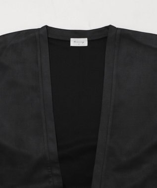 WEGO 【ユニセックス着用アITEM/２点SET】フェイクスウェードアンサンブルカーディガン ブラック中濃色