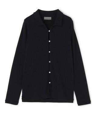 uncrave プレーンジャージー カーディガン ブラック