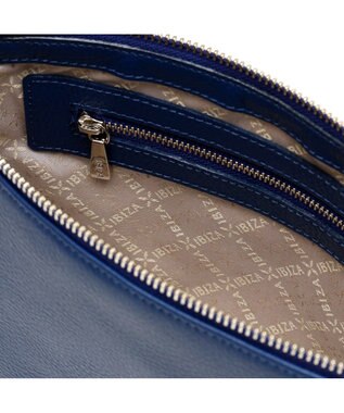 IBIZA リンピード　牛革　ショルダーバッグ ライトグレー