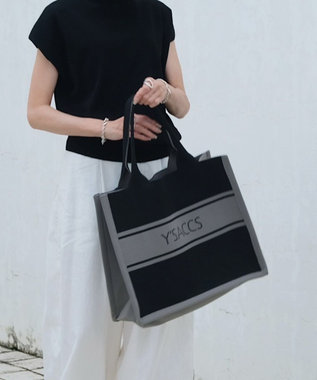Y'SACCS ウォッシャブルニットトート large