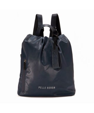 PELLE BORSA ２ジッパーズコンパクトリュック Cheers チアーズ 5202 ネイビー