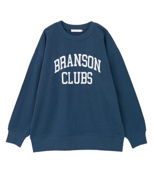 AMERICAN HOLIC アソートカレッジロゴ裏毛プルオーバー Navy