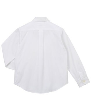 MIKI HOUSE HOT BISCUITS 【110-130cm】ブロード素材の長袖シャツ 白