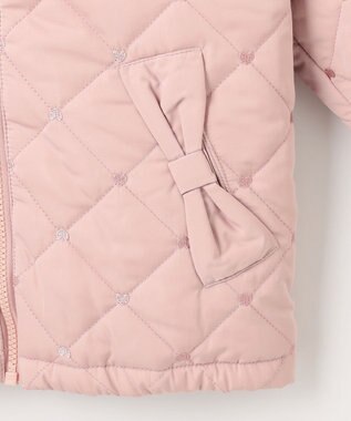 ANY KIDS ハートキルティングブルゾン ピンク