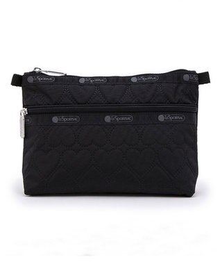LeSportsac COSMETIC CLUTCH/ブラックハートデボス